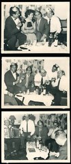 3x Lahore in Pakistan 1959 – Celebrating New Year’s Eve – 1950s – Photo 9x7cm