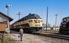 Photo Art Print of Monon’s Mononette at McDoel Yards in Bloomington, IN 1948