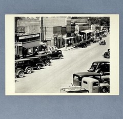 Walker Evans Art Photo Print Card Main Street Greensboro Alabama 1936 4.25”x6”