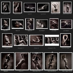 Art Nude “Céleste & Ocèanne #1” 4×6 Sign Mik & Num14/25 Fine Art Nude Photo Fashion