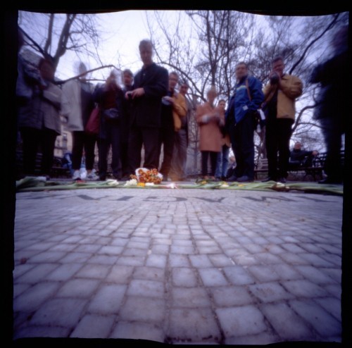Strawberry Fields Central Park NYC Pinhole Photo Giclée Fine Art Print