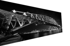 Framed Sydney opera house art photograph print canvas 800mm x 400mm Australia
