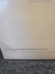 JOEL BRODSKY, “JIM MORRISON” SIGNED Poster Print 22×26- #d /5000
