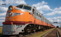 Photo Art Print of an ALCo DL-109 leading the Milwaukee Road’s Hiawatha in 1944