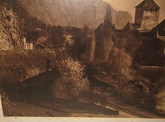 ANTIQUE ADOLPHE BRAUN *CHATEAU DE CHILLON LAKE GENEVA SWISS ALPS* ALBUMEN PHOTO