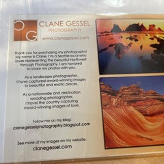 Clane Gessel Photography Seattle, Washington City Cityscape With Matting Signed