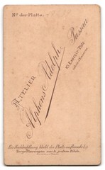Photograph Alphons Adolph, Passau, class parade seat, young man in suit with