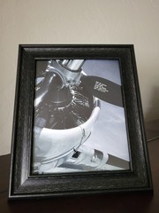 KUMAphotography – WWII B-17 Engine/Wing B&W Photograph Art Print 8″x10″ NO FRAME