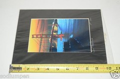 WOW Nice Signed Artist Golden Gate Bridge San Francisco CA Photograph Rare