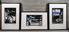 NEIL R. BROWN Fine Art Photography 3 Framed Signed Rare Set Two Car Garage