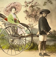 Antique Original Japanese Art Prints; Framed; Quantity of 2