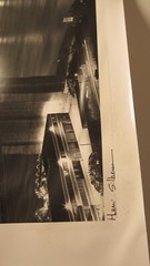 Signed Henri Silberman photograph Brooklyn Bridge New York City 16×20″