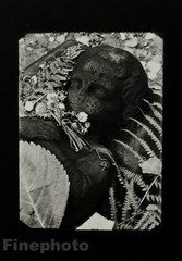 1946/78 JOSEF SUDEK Vintage Czech Photo Gravure ~ MALA STRANA CEMETERY Sculpture