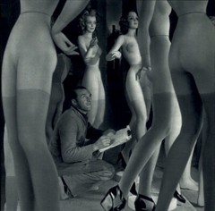 1955 ROBERT DOISNEAU Undressed Manikins Pierre Imans Paris Art Photo Gravure