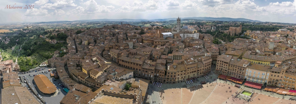 Siena Italy Panorama 2 Beautiful places around the world
